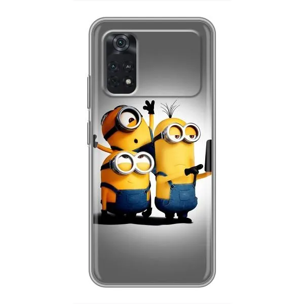Чехол с принтом «Три миньона» для Xiaomi POCO X4 Pro 5G Чехол с принтом «Три миньона» для Xiaomi POCO X4 Pro 5G