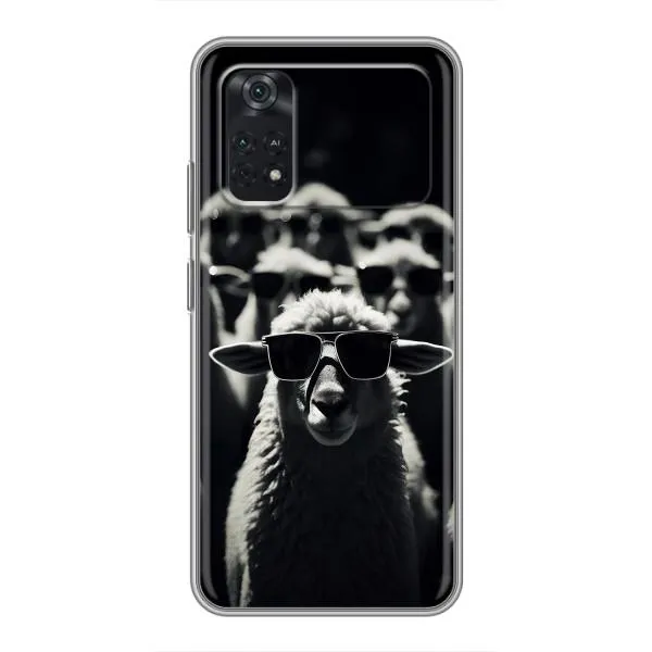 Чехол с принтом «Овечка в очках» для Xiaomi POCO X4 Pro 5G