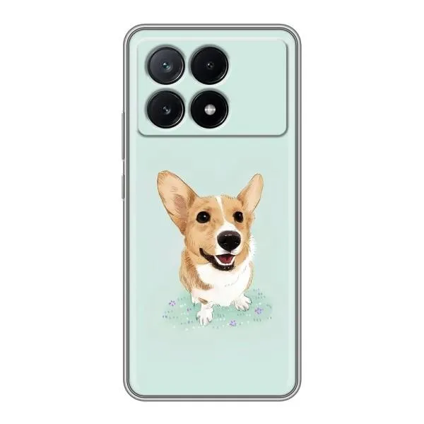 Чехол с принтом «Корги» для Xiaomi POCO X6 Pro (5G) Чехол с принтом «Корги» для Xiaomi POCO X6 Pro (5G)