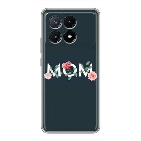 Чехол с принтом «Mom дизайн» для Xiaomi POCO X6 Pro (5G)