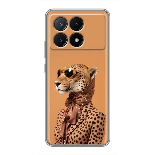 Чехол с принтом «Стильный леопард» для Xiaomi POCO X6 Pro (5G) Чехол с принтом «Стильный леопард» для Xiaomi POCO X6 Pro (5G)