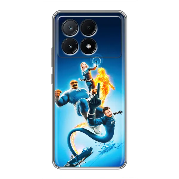 Чехол с принтом «Герои Фантастическая Четверка» для Xiaomi POCO X6 Pro (5G) Чехол с принтом «Герои Фантастическая Четверка» для Xiaomi POCO X6 Pro (5G)