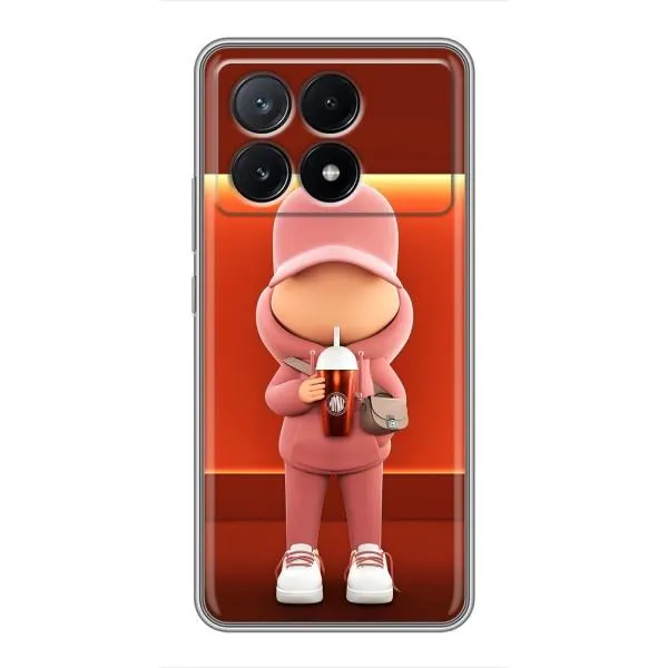 Чехол с принтом «С Кофе» для Xiaomi POCO X6 Pro (5G) Чехол с принтом «С Кофе» для Xiaomi POCO X6 Pro (5G)