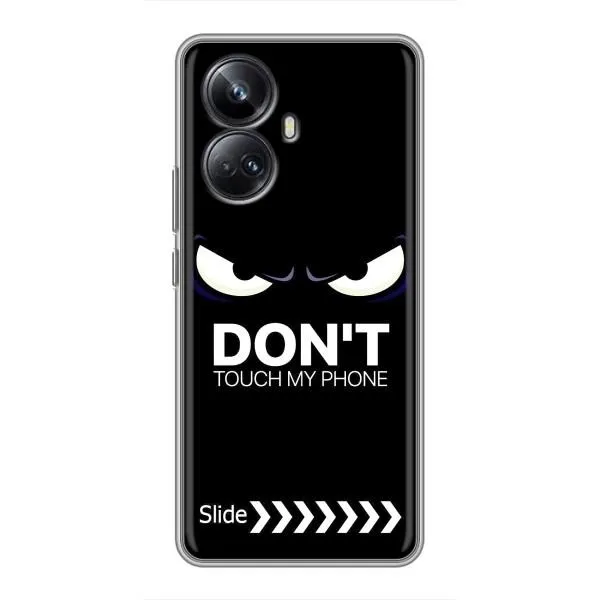 Чехол с принтом «Не трогай телефон» для Realme 10 Pro Plus Чехол с принтом «Не трогай телефон» для Realme 10 Pro Plus
