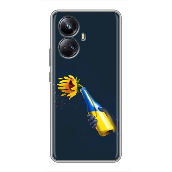 Чехол с принтом «Коктейль молотова» для Realme 10 Pro Plus