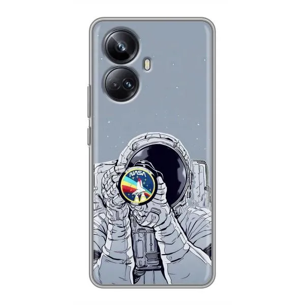 Чохол з принтом «Космонавт фото» для Realme 10 Pro Plus Чохол з принтом «Космонавт фото» для Realme 10 Pro Plus