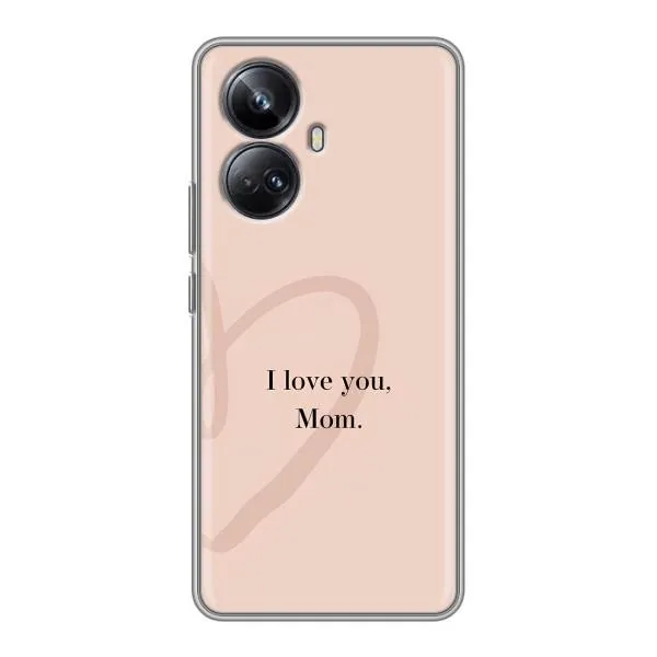 Чехол с принтом «Сердце маме» для Realme 10 Pro Plus