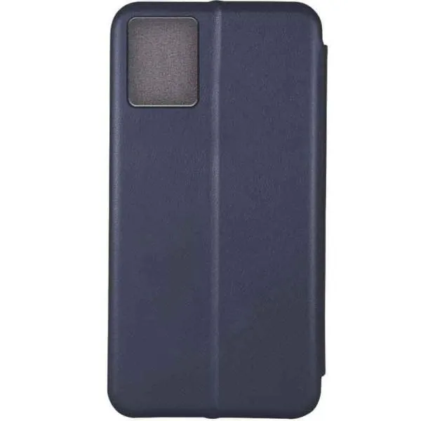 Кожаный чехол-книжка Classy для Realme 10 4G — Темно-синий — фото 2