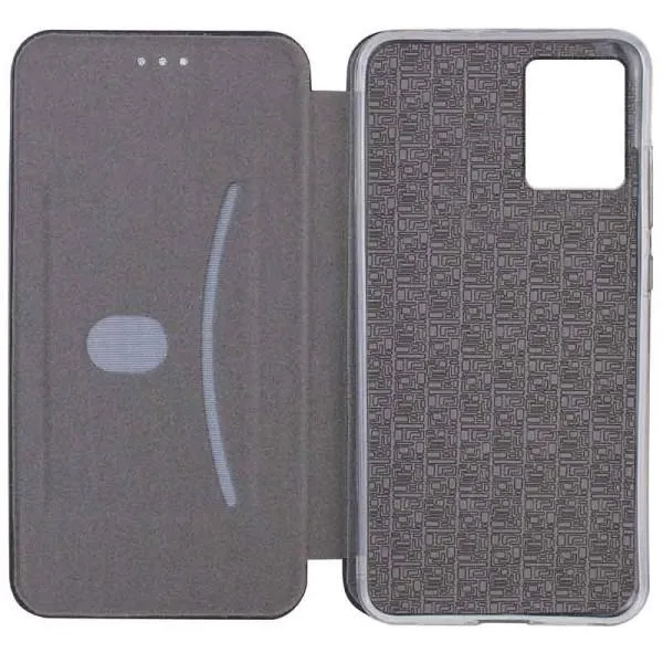 Кожаный чехол-книжка Classy для Realme 10 4G — Темно-синий — фото 3