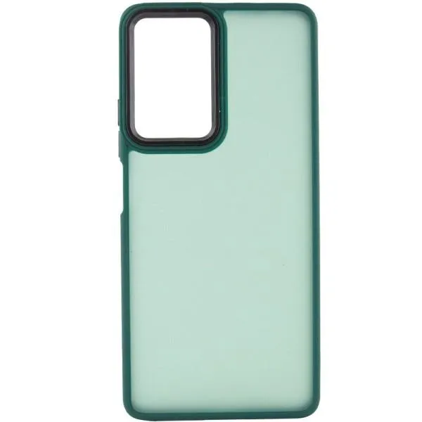Чехол TPU+PC Lyon Frosted для Realme 10 4G — Зеленый — фото 2