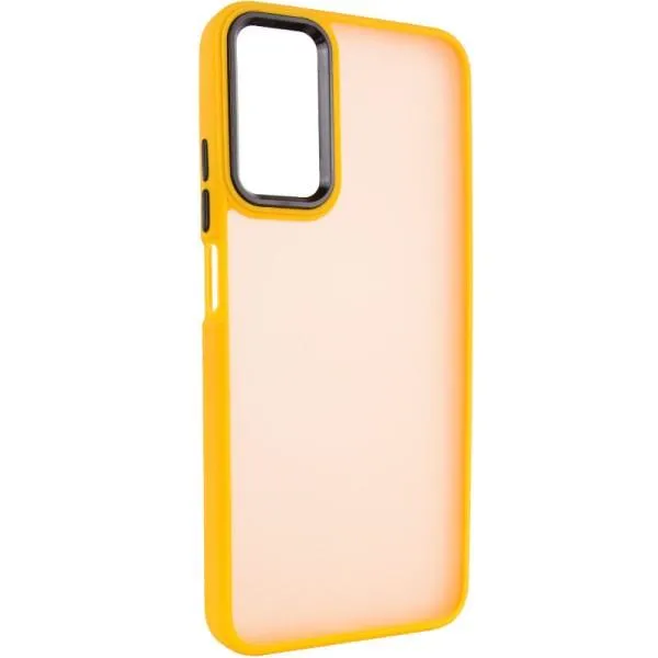 Чохол TPU+PC Lyon Frosted для Realme 10 4G — Помаранчевий — фото 1