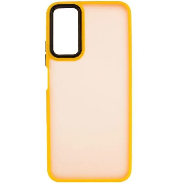Чохол TPU+PC Lyon Frosted для Realme 10 4G — Помаранчевий — фото 2