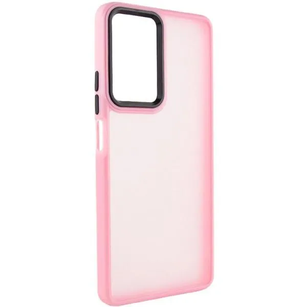 Чехол TPU+PC Lyon Frosted для Realme 10 4G — Розовый — фото 1