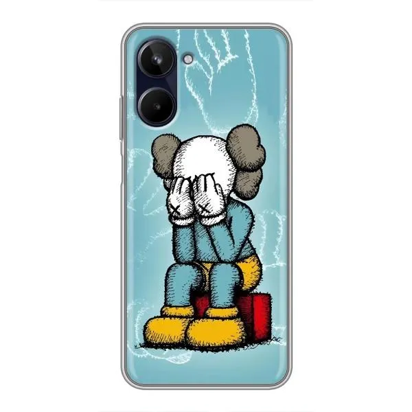 Чехол с принтом «Плач Bearbrick» для Realme 10