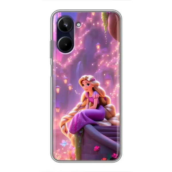 Чехол с принтом «Рапунцель в замке» для Realme 10