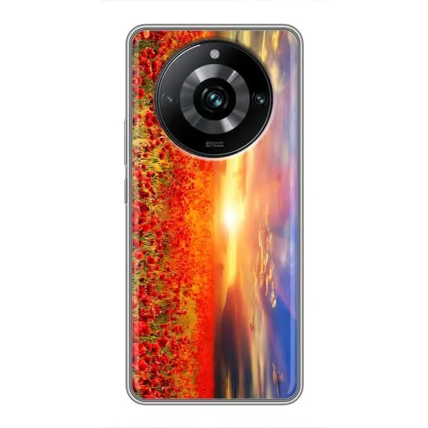 Чехол с принтом «Поле тюльпанов» для Realme 11 Pro Plus