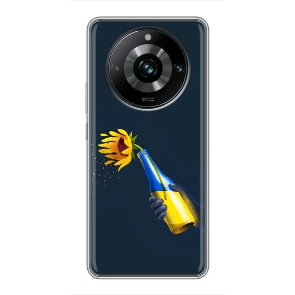 Чехол с принтом «Коктейль молотова» для Realme 11 Pro Plus