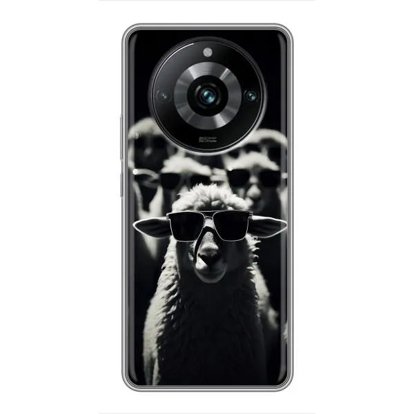 Чехол с принтом «Овечка в очках» для Realme 11 Pro Plus Чехол с принтом «Овечка в очках» для Realme 11 Pro Plus