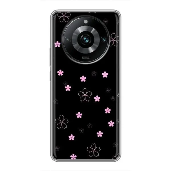 Чехол с принтом «Розовые цветы на черном» для Realme 11 Pro Plus Чехол с принтом «Розовые цветы на черном» для Realme 11 Pro Plus