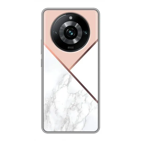 Чехол с принтом «Тройной мрамор» для Realme 11 Pro Plus