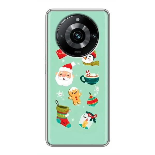Чехол с принтом «Настроение НГ» для Realme 11 Pro Plus