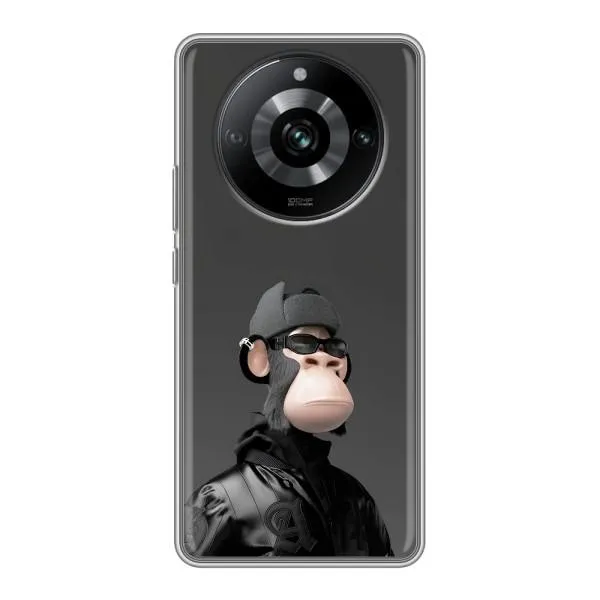 Чехол с принтом «стильная обезьяна NFT» для Realme 11 Pro Чехол с принтом «стильная обезьяна NFT» для Realme 11 Pro
