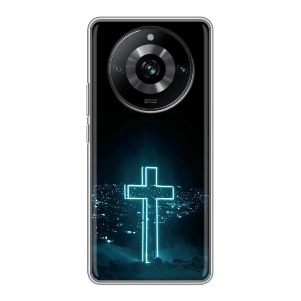 Чехол с принтом «Крест и город» для Realme 11 Pro Чехол с принтом «Крест и город» для Realme 11 Pro