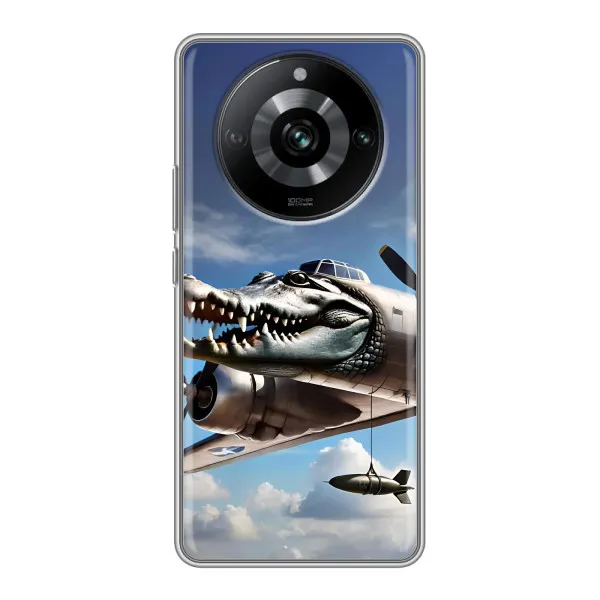 Чохол з принтом «Бомбардіро крокоділо» для Realme 11 Pro Чохол з принтом «Бомбардіро крокоділо» для Realme 11 Pro