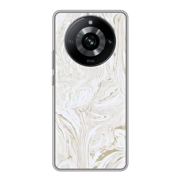 Чехол с принтом «Белый мрамор» для Realme 11 Pro