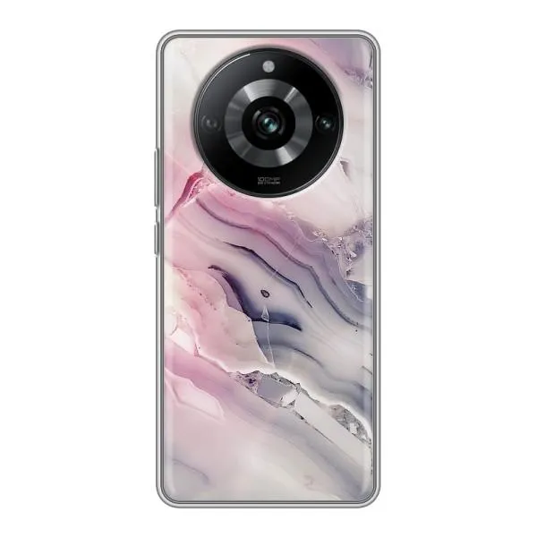 Чехол с принтом «Пурпурный Мрамор» для Realme 11 Pro