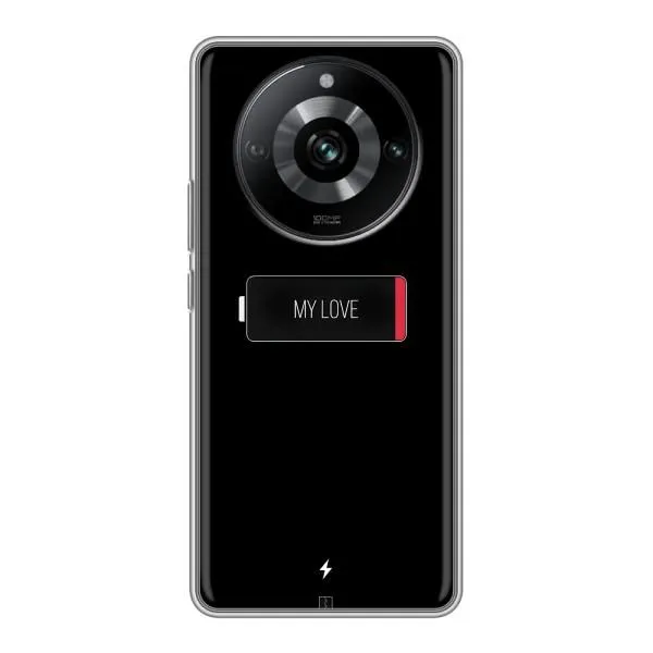 Чехол с принтом «Love battery» для Realme 11