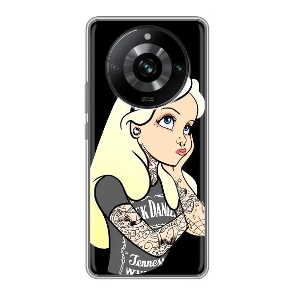 Чехол с принтом «Девочка в тату» для Realme 11