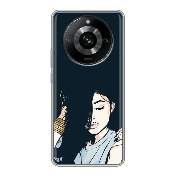 Чехол с принтом «Красивая девочка» для Realme 11