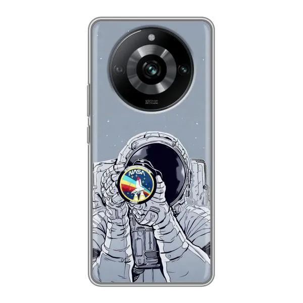 Чехол с принтом «Космонавт фото» для Realme 11