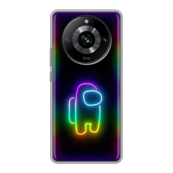 Чехол с принтом «Яркий скин» для Realme 11