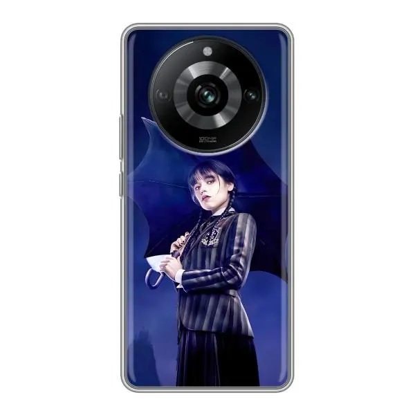 Чохол з принтом «Венздей з парасолькою» для Realme 11 Чохол з принтом «Венздей з парасолькою» для Realme 11