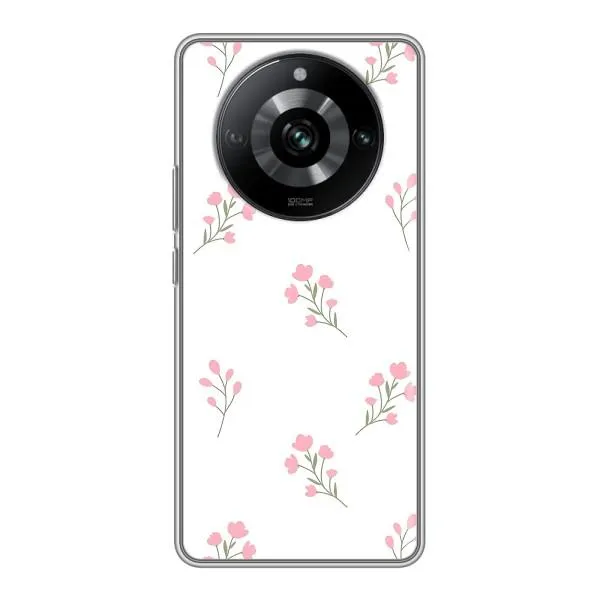 Чехол с принтом «Розовые цветы» для Realme 11