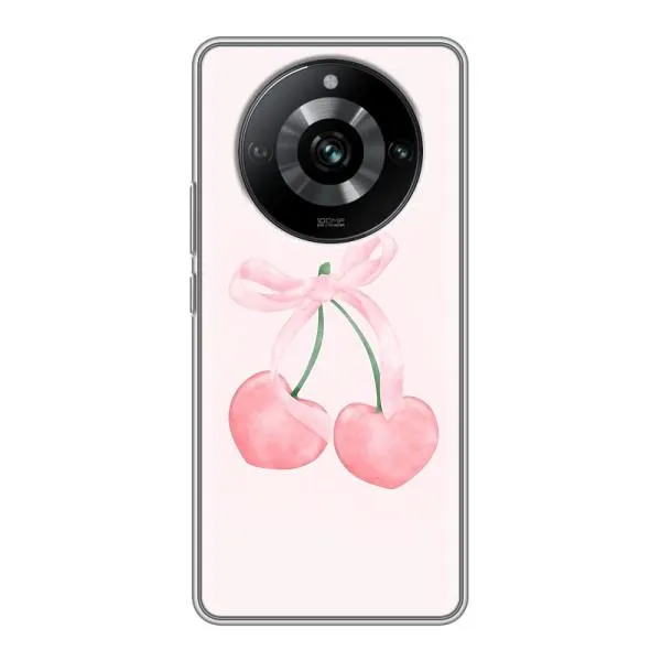 Чехол с принтом «Розовые вишни» для Realme 11