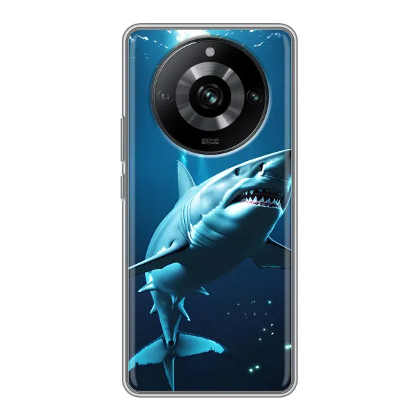 Чехол с принтом «Акула под водой» для Realme 11 Чехол с принтом «Акула под водой» для Realme 11