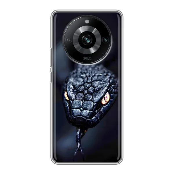Чехол с принтом «Черная змея» для Realme 11 Чехол с принтом «Черная змея» для Realme 11