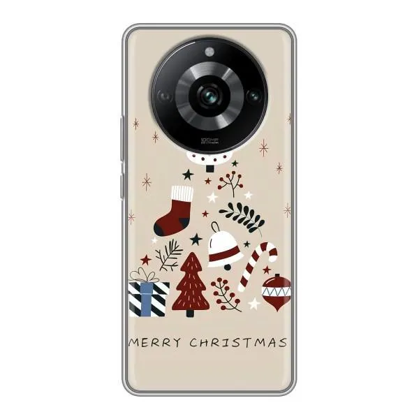 Чехол с принтом «Merry Christmas» для Realme 11 Чехол с принтом «Merry Christmas» для Realme 11