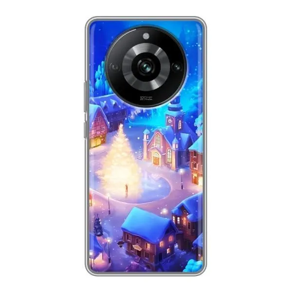 Чехол с принтом «Рождественский город» для Realme 11 Чехол с принтом «Рождественский город» для Realme 11