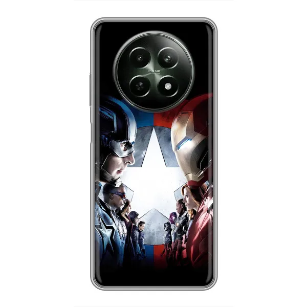 Чехол с принтом «Марвел стайл» для Realme 12 5G Чехол с принтом «Марвел стайл» для Realme 12 5G