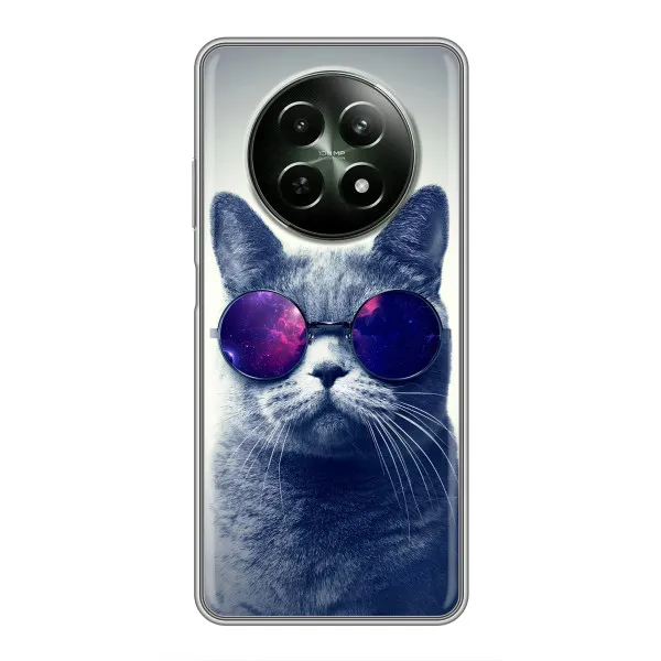 Чехол с принтом «Стильный кот» для Realme 12 5G Чехол с принтом «Стильный кот» для Realme 12 5G