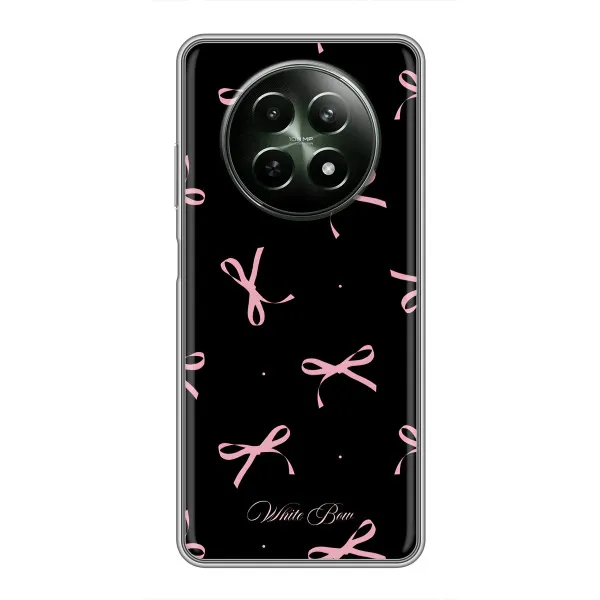 Чехол с принтом «Банты на черном» для Realme 12 5G