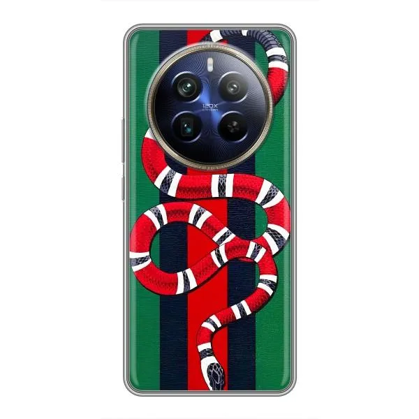 Чехол с принтом «Gucci змия» для Realme 12 Plus