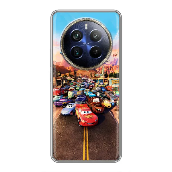 Чехол с принтом «Тачки на трассе» для Realme 12 Plus Чехол с принтом «Тачки на трассе» для Realme 12 Plus