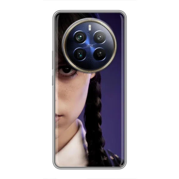Чехол с принтом «Загадочный взгляд Уэнздей» для Realme 12 Plus