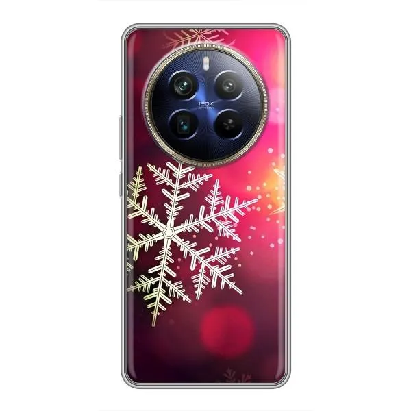 Чехол с принтом «Снежинка» для Realme 12 Plus Чехол с принтом «Снежинка» для Realme 12 Plus