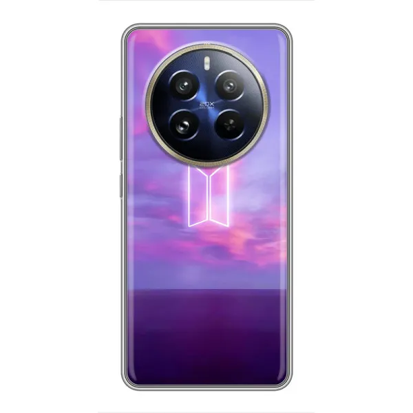 Чехол с принтом «BTS логотип» для Realme 12 Pro Plus